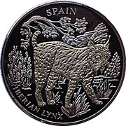 10 Dollars Iberian Lynx, Liberia, 2005 reverse image