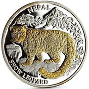 10 Dollars Snow Leopard reverse image