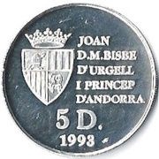 5 Diners - Joan Martí i Alanis XVII Winter Olympic Games obverse image