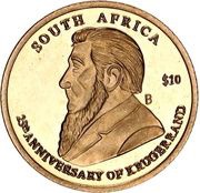 10 Dollars Krugerrand, Liberia, 2005 reverse image