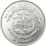 10 Dollars Election of Pope Benedict XVI obverse image