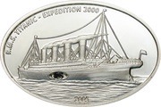 10 Dollars Titanic Expedition 2000, Liberia, 2005 reverse image