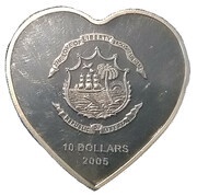10 Dollars John Paul II obverse image