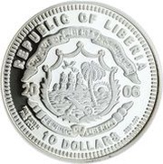 10 Dollars Dwarf Lemur obverse image