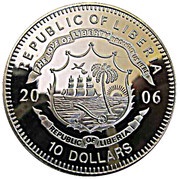 10 Dollars Magellan Around the World obverse image