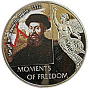 10 Dollars Magellan Around the World, Liberia, 2006 reverse image