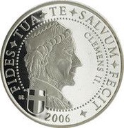 10 Dollars Pope Clemens II, Liberia, 2006 reverse image