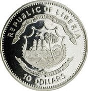 10 Dollars Pope Victor II obverse image