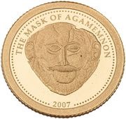 10 Dollars The Mask of Agamemnon, Liberia, 2007 reverse image
