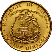 12 Dollars President Tubman obverse image