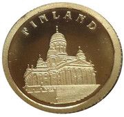 12 Dollars Finland, Liberia, 2008 reverse image