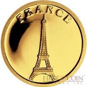 12 Dollars France reverse image