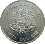 20 Dollars International Year of Disabled Person obverse image