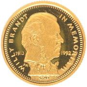 20 Dollars Willy Brand, Liberia, 1992 reverse image