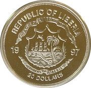 20 Dollars Princess Diana obverse image