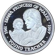 20 Dollars Princess Diana - Young Teacher reverse image