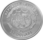 20 Dollars Diana - Tour of Japan obverse image