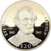 20 Dollars Abraham Lincoln reverse image