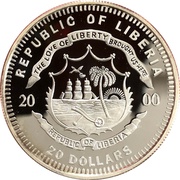 20 Dollars Montgolfière obverse image