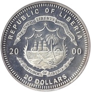 20 Dollars Concorde obverse image