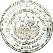 20 Dollars XXVII Olympic Games - Steeplechase obverse image