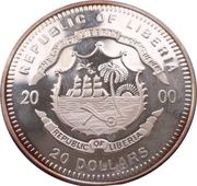 20 Dollars XXVII Olympic Games - Equestrianism obverse image