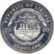 20 Dollar Millennium obverse image
