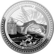 5 Manat Qubadli, Azerbaijan, 2021 reverse image
