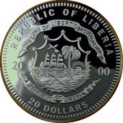 20 Dollars Louisiana Purchase obverse image