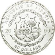 20 Dollars Brussels obverse image
