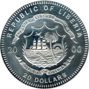 20 Dollars Madrid obverse image