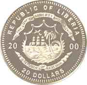20 Dollars Boston Tea Party obverse image