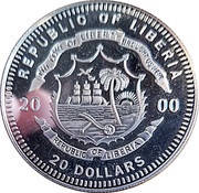 20 Dollars Thomas Jefferson obverse image