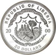 20 Dollars James Buchanan obverse image