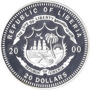 20 Dollars James E. Carter obverse image