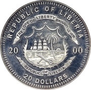20 Dollars George H.W. Bush obverse image