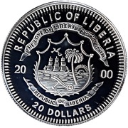 20 Dollars Lion couple obverse image