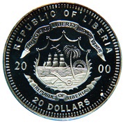 20 Dollars Space Shuttle Mission STS-5 obverse image
