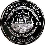 20 Dollars Year of the Dragon obverse image