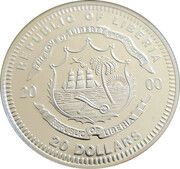 20 Dollars Battle of Chancellorsville obverse image