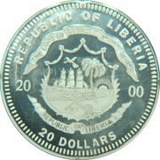 20 Dollars Eole obverse image