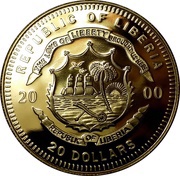 20 Dollars Spirit of St. Louis obverse image