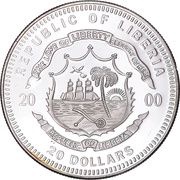 20 Dollars XXVII Olympic Games - Field hockey obverse image