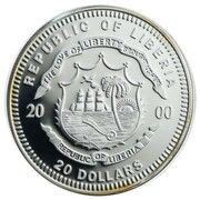 20 Dollars John F. Kennedy obverse image