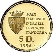 5 Diners - Joan Martí i Alanis Red Squirrel obverse image