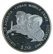 20 Dollars Cuban Missile Crisis, Liberia, 2001 reverse image