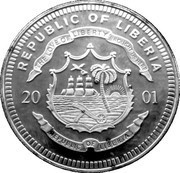 20 Dollars Operation Desert Storm 1991, Liberia, 2001 obverse image