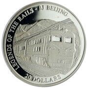 20 Dollars BJ Beijing, Liberia, 2001 reverse image