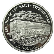 20 Dollars Evening Star, Liberia, 2001 reverse image