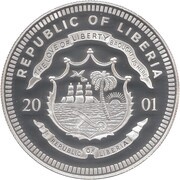 20 Dollars TGV Atlantique obverse image